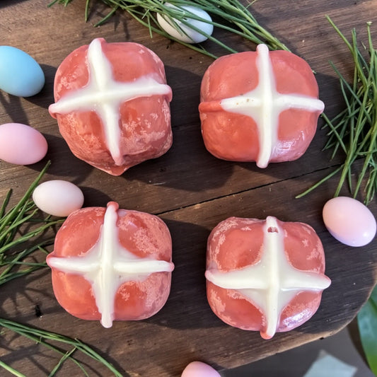 Hot cross buns wax melt