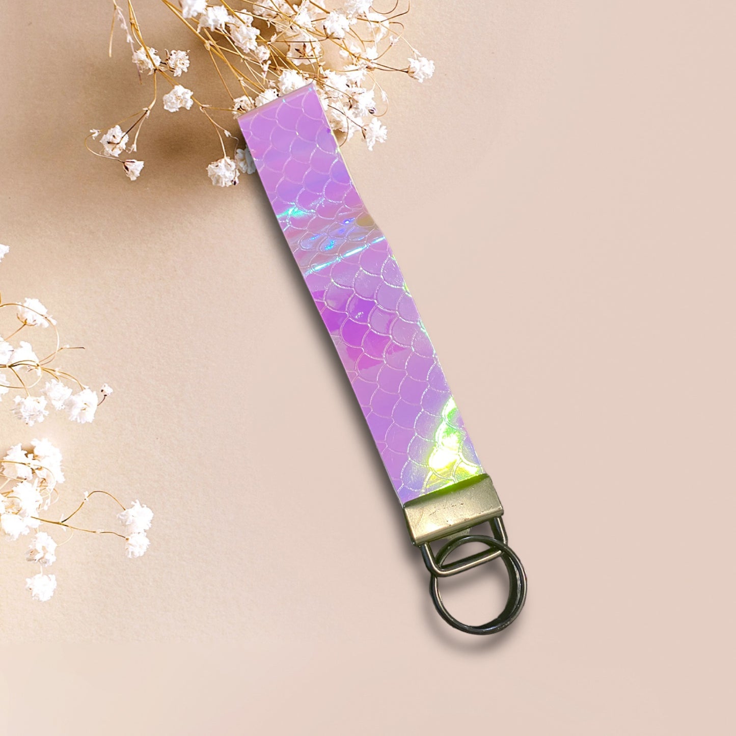 Mermaid shine key fob