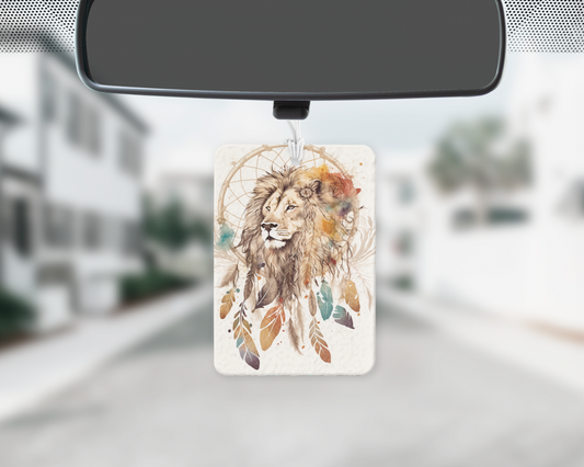 Lion car freshie