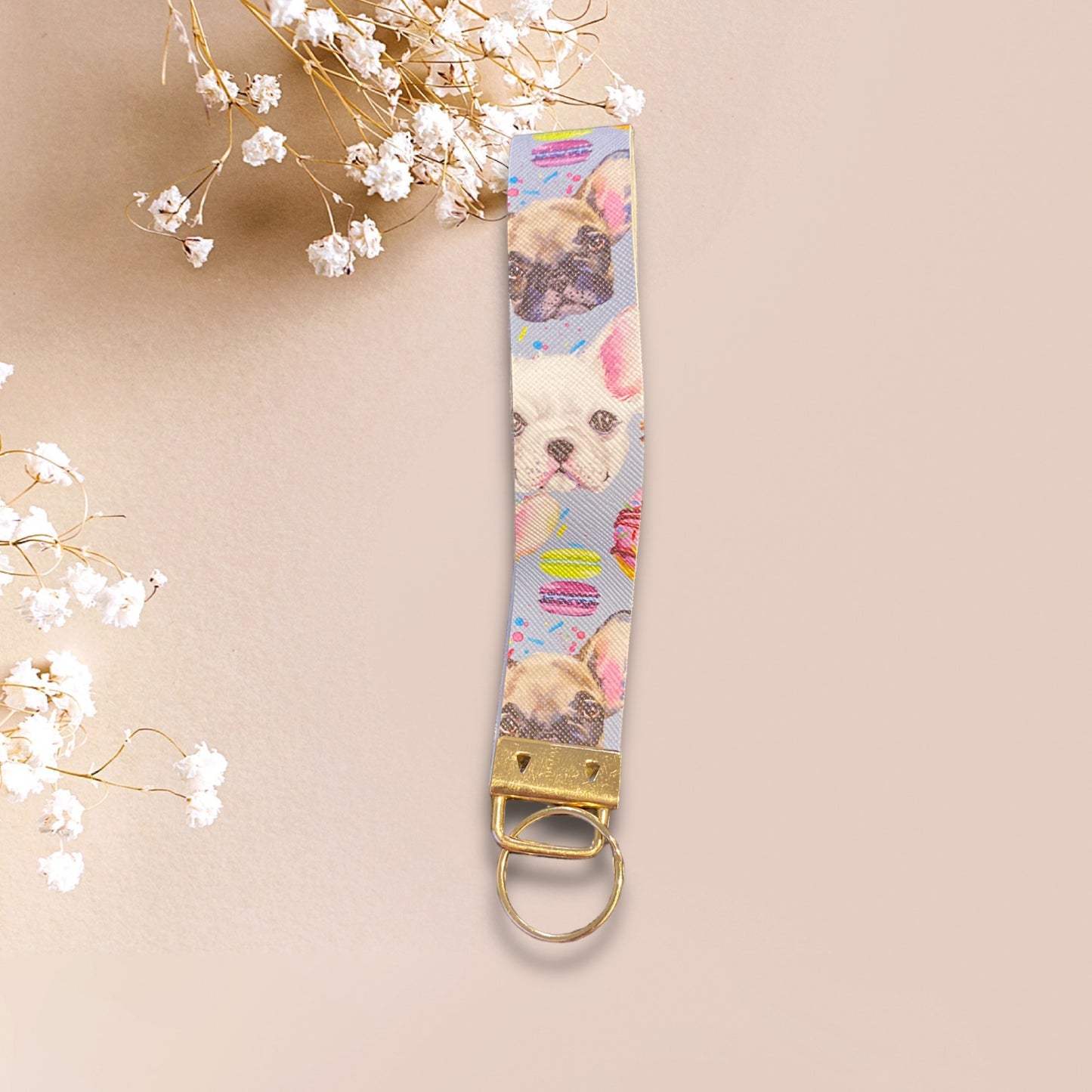 Frenchie key fob