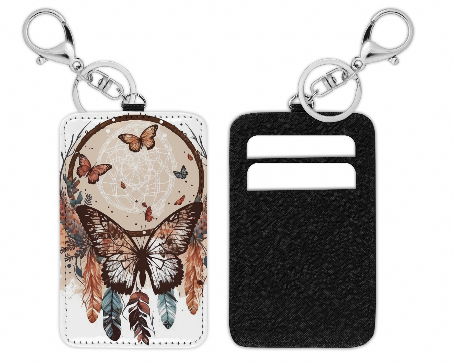 Butterfly dream catcher card holder