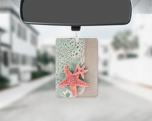 Beach star car freshie