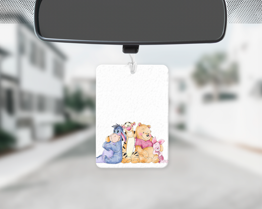 Pooh friends car freshie