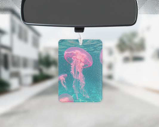 Jelly fish car freshie
