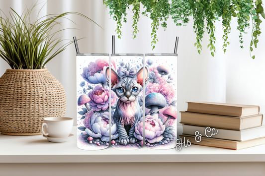 Hairless cat tumbler