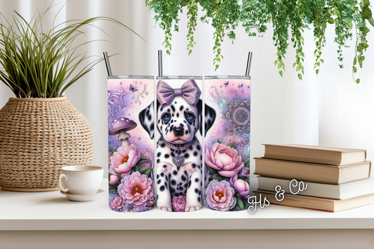 Pup Dalmatian tumbler