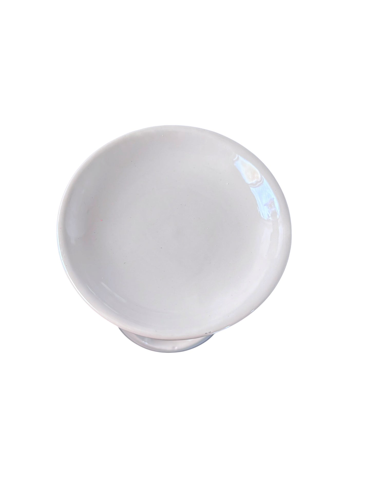 White tea light warmer