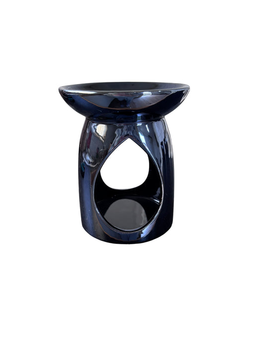 Metallic blueish blackish tealight warmer