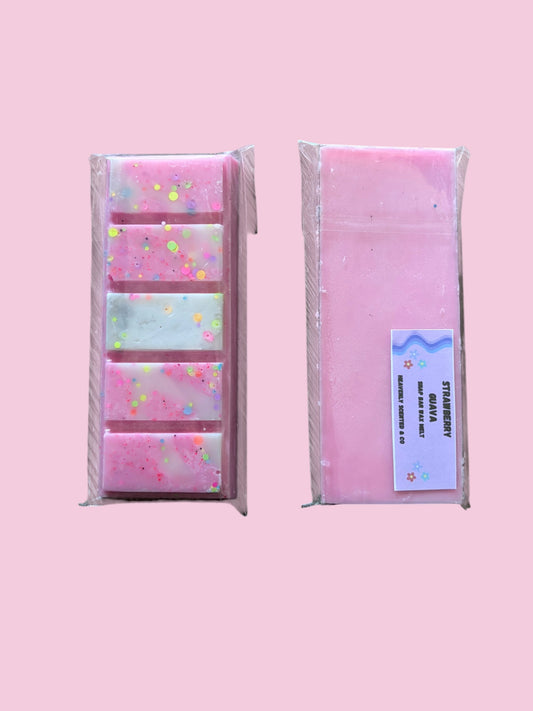 Strawberry guava snapbar wax melt