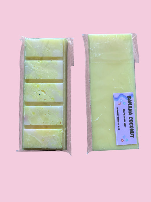 Banana coconut snapbar wax melt