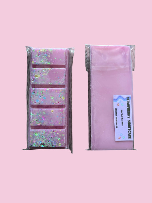 Strawberry shortcake snapbar wax melt