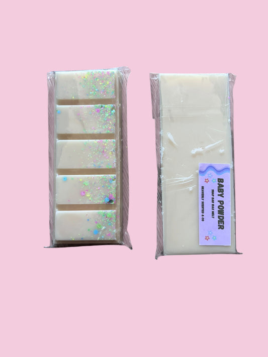 Baby powder snapbar wax melt