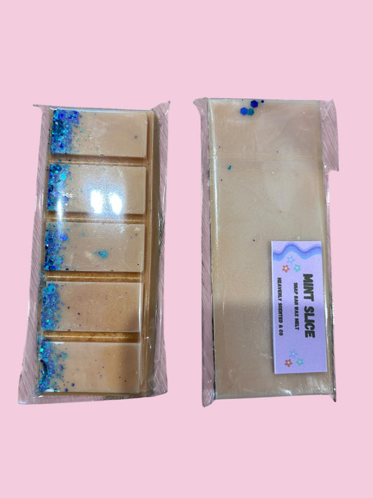 Mint slice snapbar wax melt