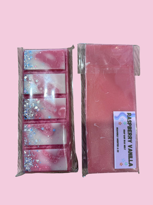 Raspberry vanilla snapbar wax melt