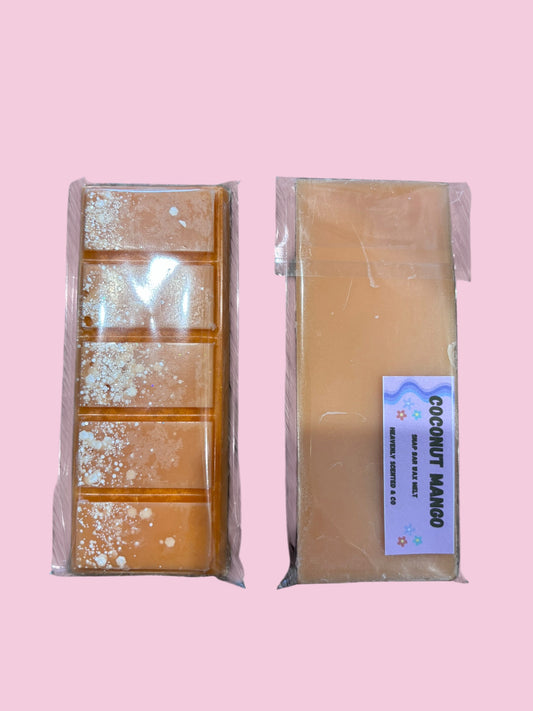 Coconut mango snapbar wax melt