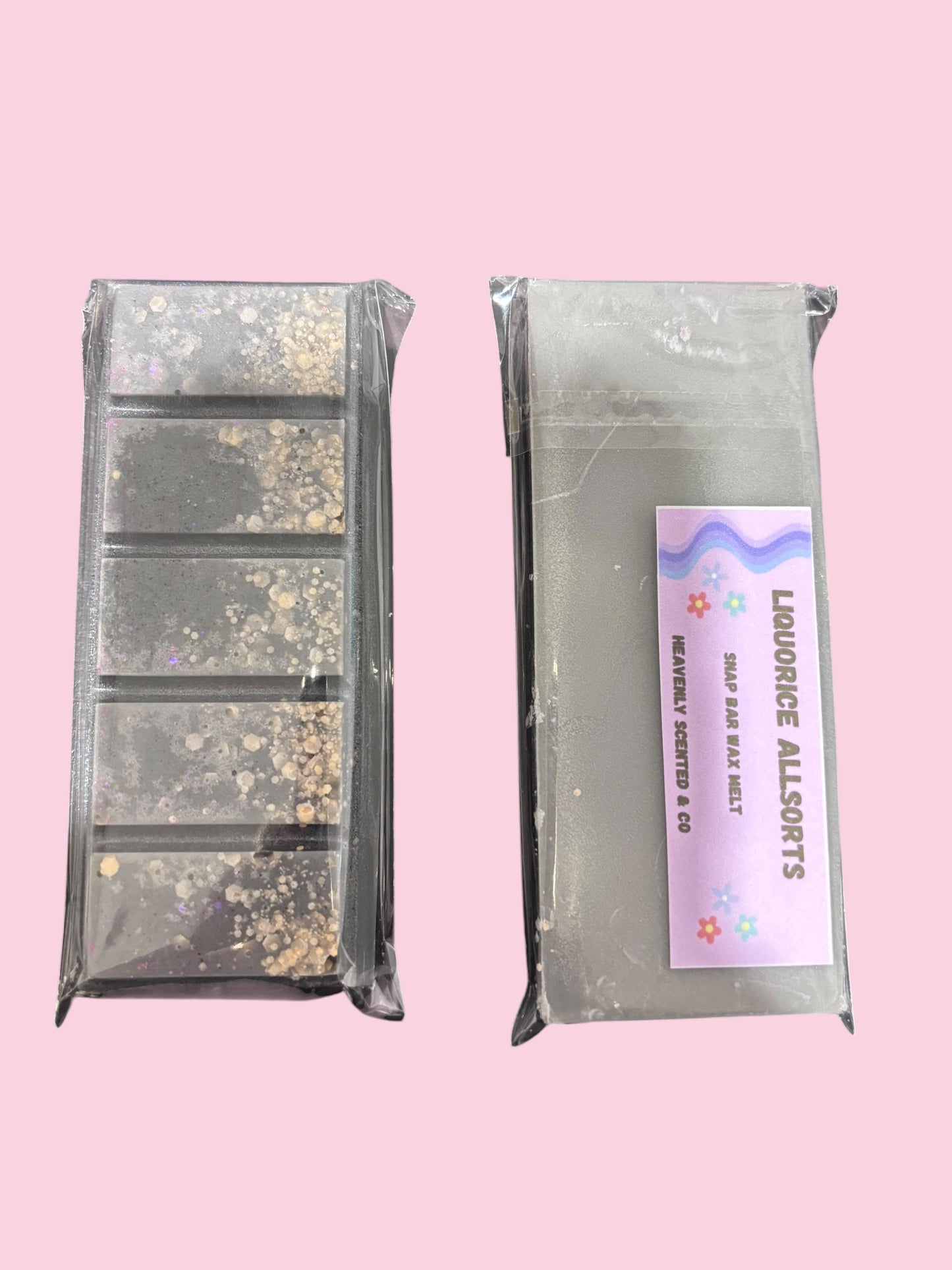 Liquorice allsorts snapbar wax melt
