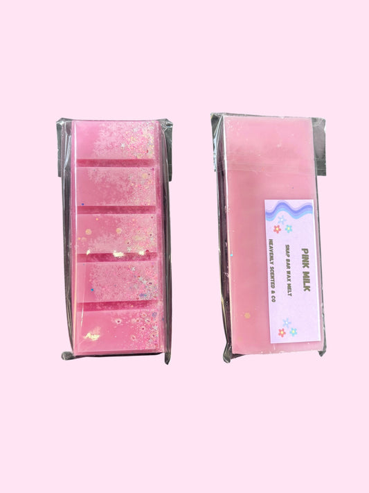 Pink milk snapbar wax melt