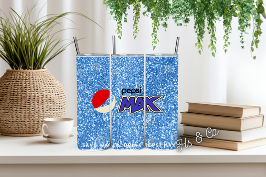 Blue Pepsi max tumbler