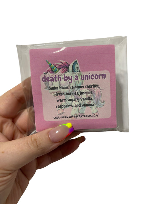 Death by a unicorn wax melt