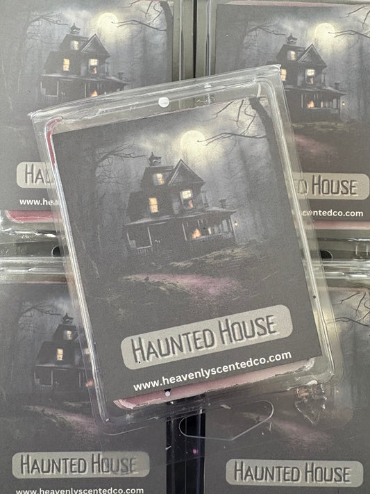 Haunted house clam shell wax melt