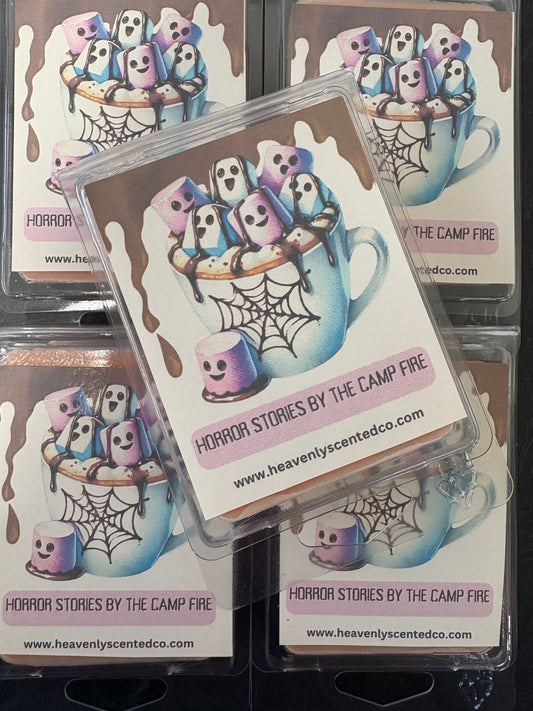 Horror stories by the campfire clam shell wax melt