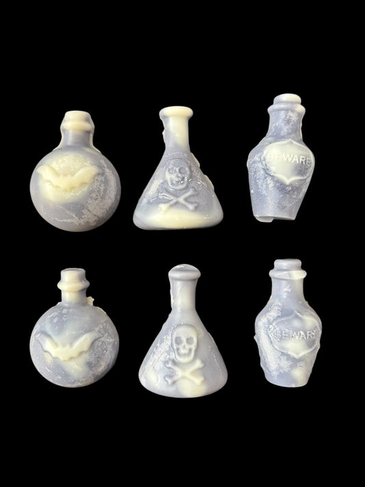 Mini potion bottles wax melt