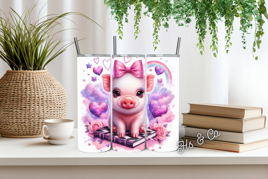Book babe piggie tumbler
