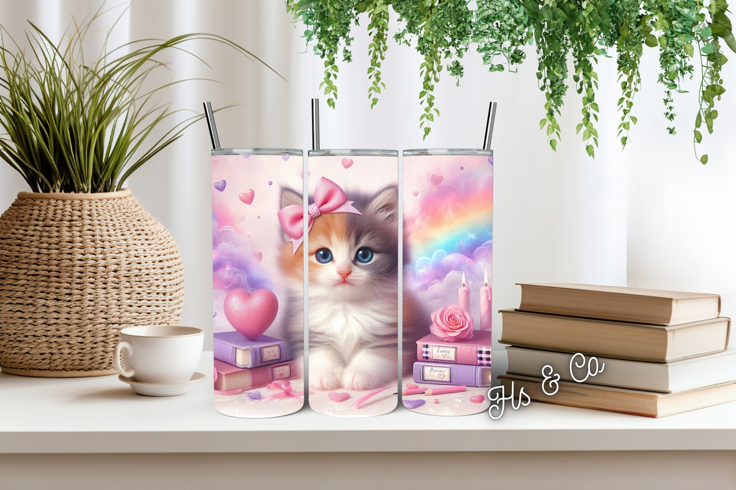 Book baby kitty tumbler