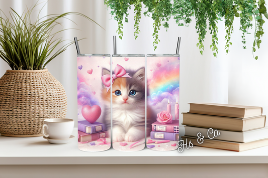 Book baby kitty tumbler