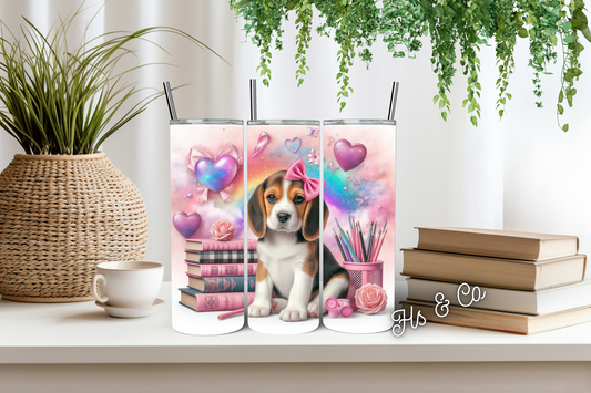 Book babe doggie tumbler