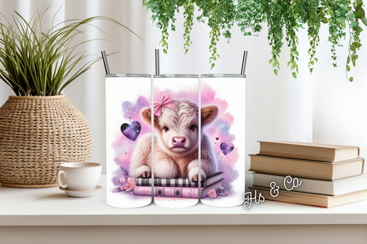 Book babe highland #2 tumbler