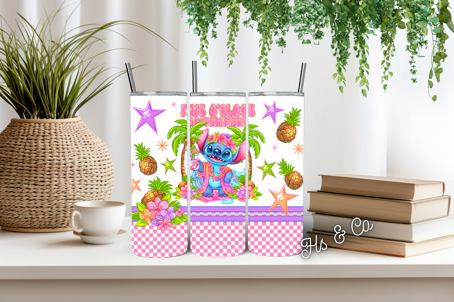 Summer alien tumbler