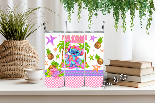 Summer alien tumbler