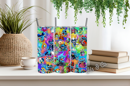 Mini alien character mixture tumbler