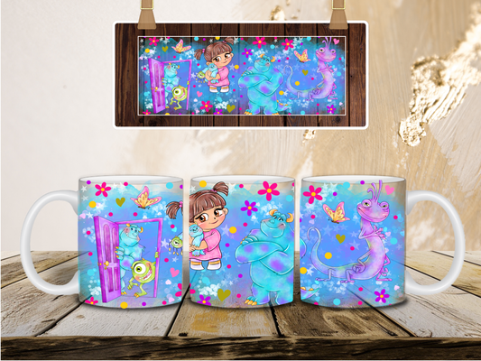 Monsters and boo mug