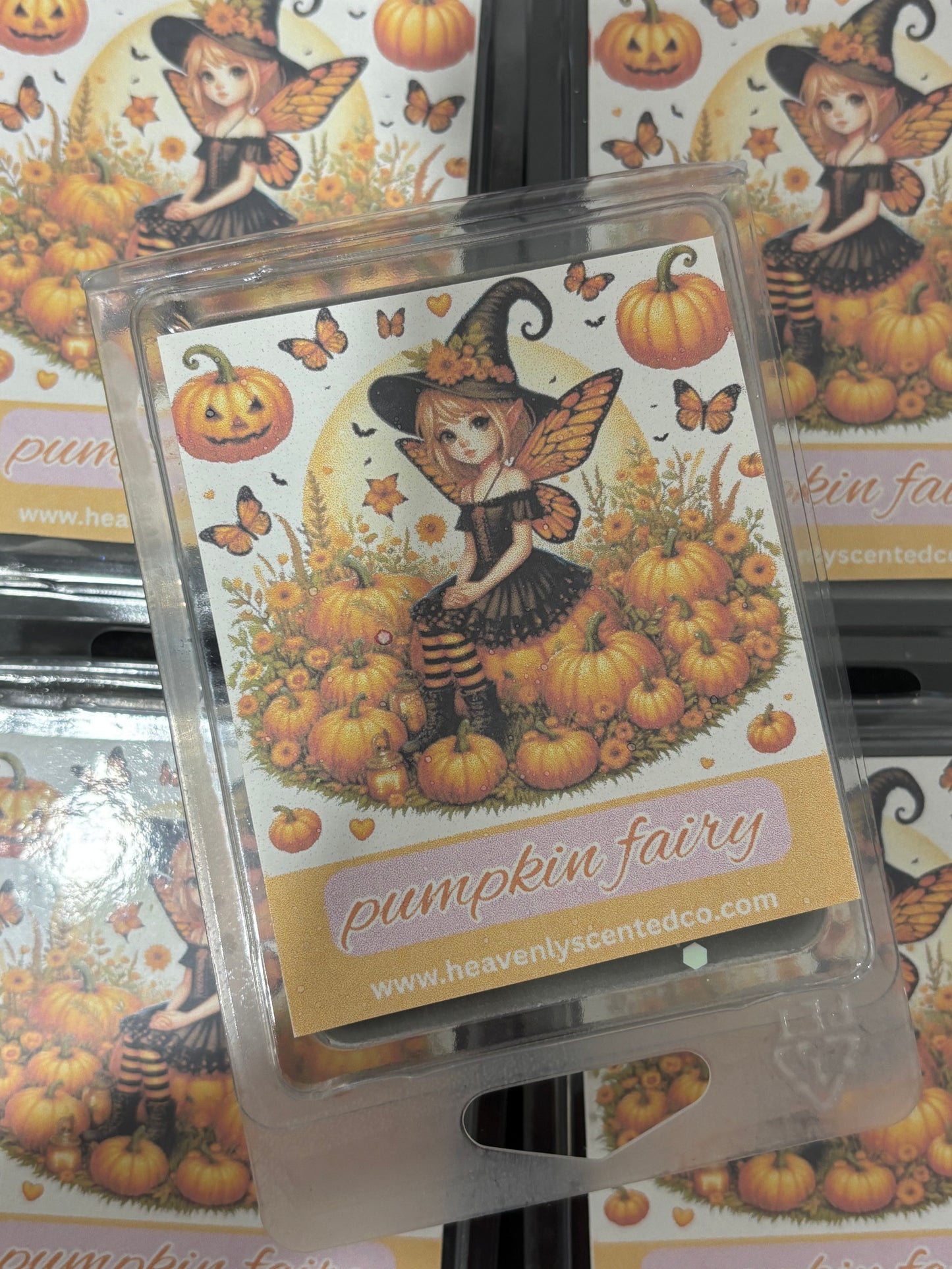 Pumpkin fairy clam shell wax melts