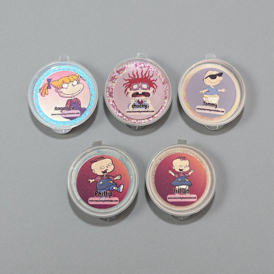 Angelica’s dumb babies shot pot wax melt theme box