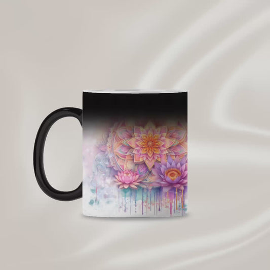 Mandala art elephant magic mug