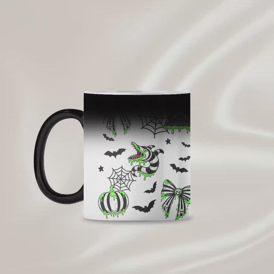 Vivid green neon vibes magic mug