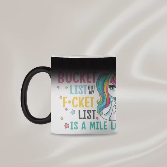 Bucket list magic mug