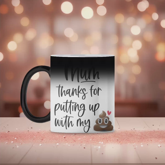 Mum poo magic mug