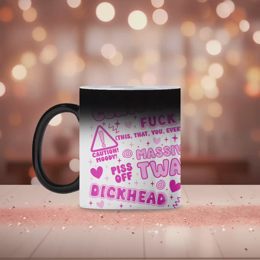 Naughty word magic mug