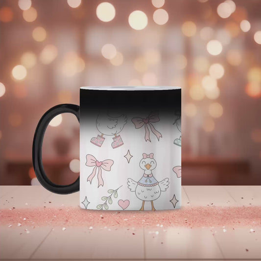 Bow Duckie magic mug