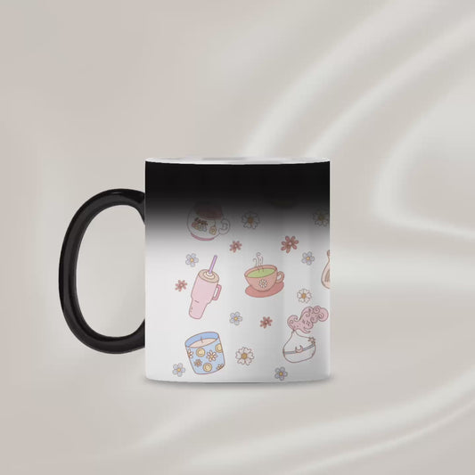 Book stack magic mug