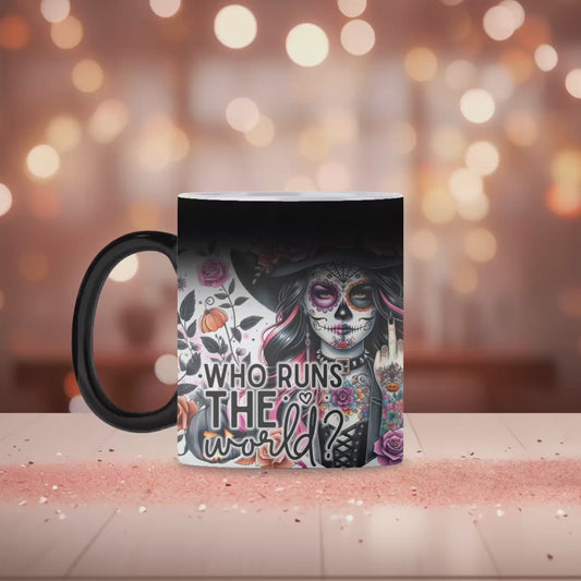 Who runs the world magic mug