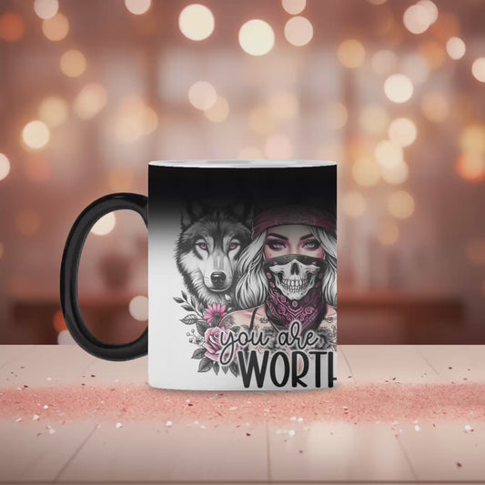 You are worthy magic mug
