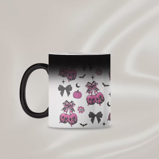 Scary cherry magic mug