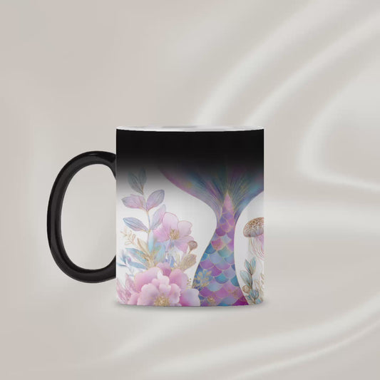 Pastel mermaid tail magic mug
