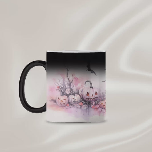 Evil pumpkin magic mug