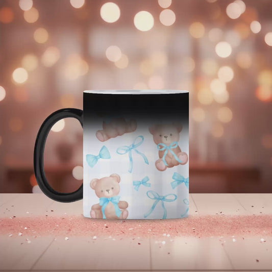 Blue Teddy magic mug